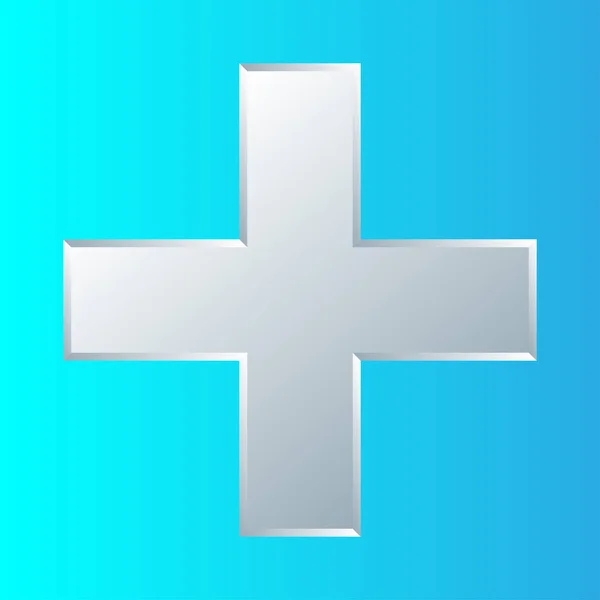 Cross Medical Health Healthcare First Aid Concept Icon — Archivo Imágenes Vectoriales