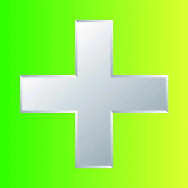 Cross Medical Health Healthcare First Aid Concept Icon — Stock Vector