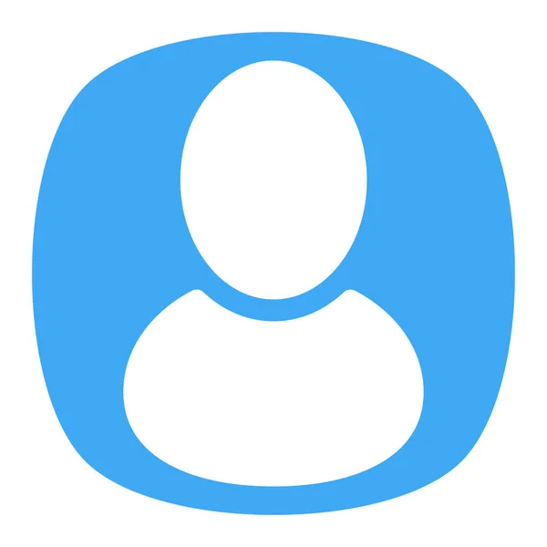 Caractère Humain Symbole Image Profil Icône Avatar — Image vectorielle