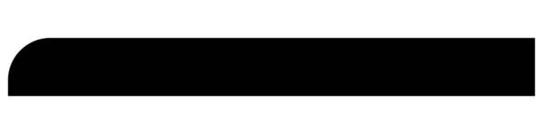 Геометрическая Кнопка Баннер Элемент Формы Прямоугольника Угловым Эффектом Векторная Иллюстрация — стоковый вектор