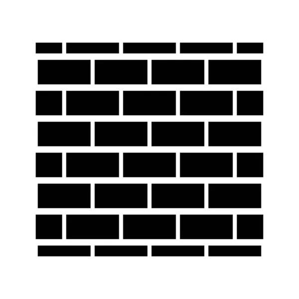 Brick Wall Shape Element Vector Illustration — Stock Vector