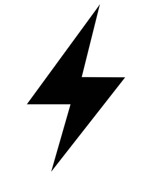 Thunder Thunderbolt Sparkle Shape Thunderstorm Discharge Icon — Stock vektor