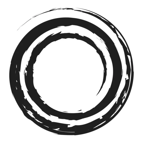 Grungy Texturat Element Design Spirală — Vector de stoc