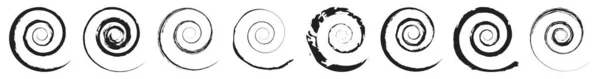 Grungy Strukturierte Spiraldesign Element Bestandsvektorabbildung Cliparts Grafiken — Stockvektor