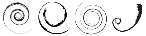 Pis Desenli Spiral Tasarım Elementi Stock Vektör Illüstrasyonu Clipart Grafikleri — Stok Vektör