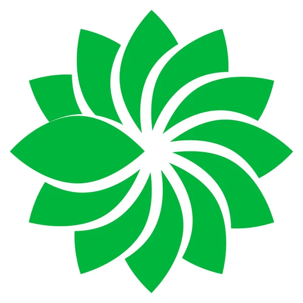 Flower Petal Symbol Shape Element Floral Icon — Image vectorielle