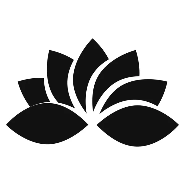 Flower Petal Symbol Shape Element Floral Icon — Stock Vector