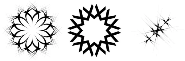 Абстракціоніст Абстрактна Геометрична Форма Елемент Стокова Векторна Ілюстрація Кліп Арт — стоковий вектор