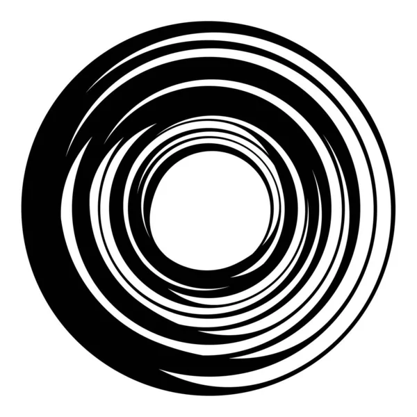 Cirkulärt Radiellt Motiv Abstrakt Mandalaikon — Stock vektor