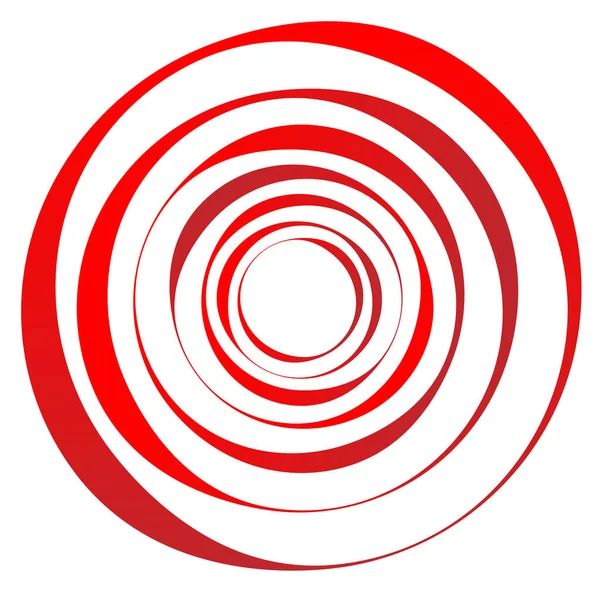 Circular Radial Motif Abstract Mandala Icon — Vector de stock