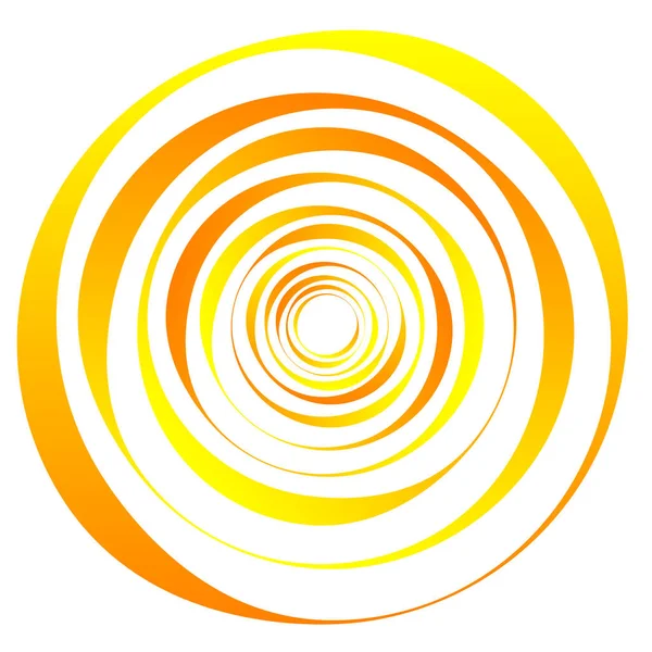 Motif Circulaire Radial Icône Mandala Abstrait — Image vectorielle