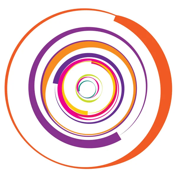 Dairesel, radyal motif. Soyut mandala simgesi