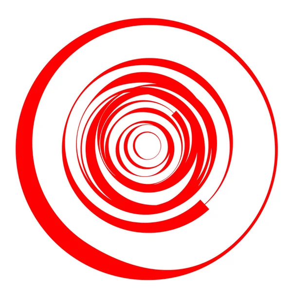 Motivo Circular Radial Ícone Mandala Abstrato — Vetor de Stock