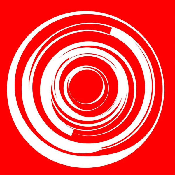 Kruhový Radiální Motiv Abstraktní Mandala Ikona — Stockový vektor