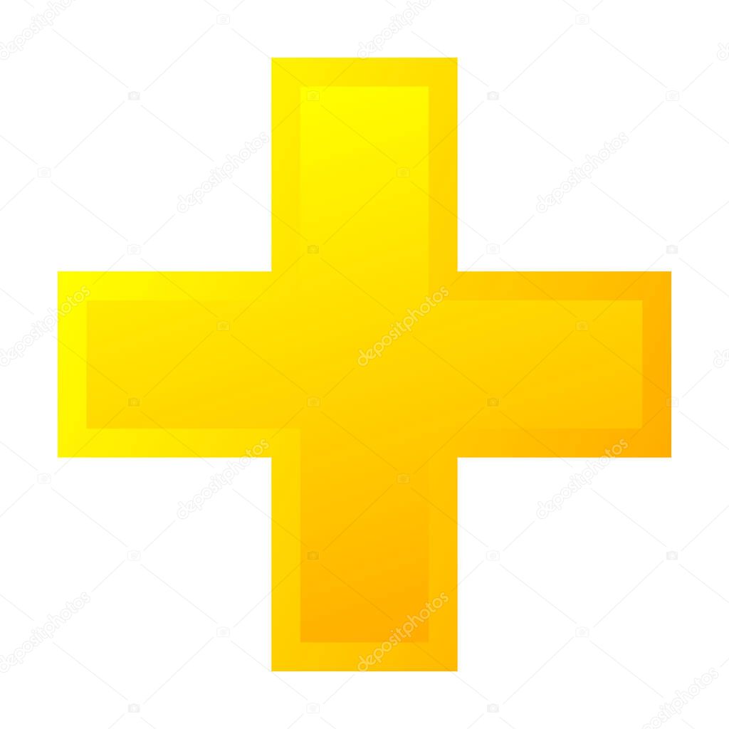 Cross medical, health, healthcare, first-aid concept icon