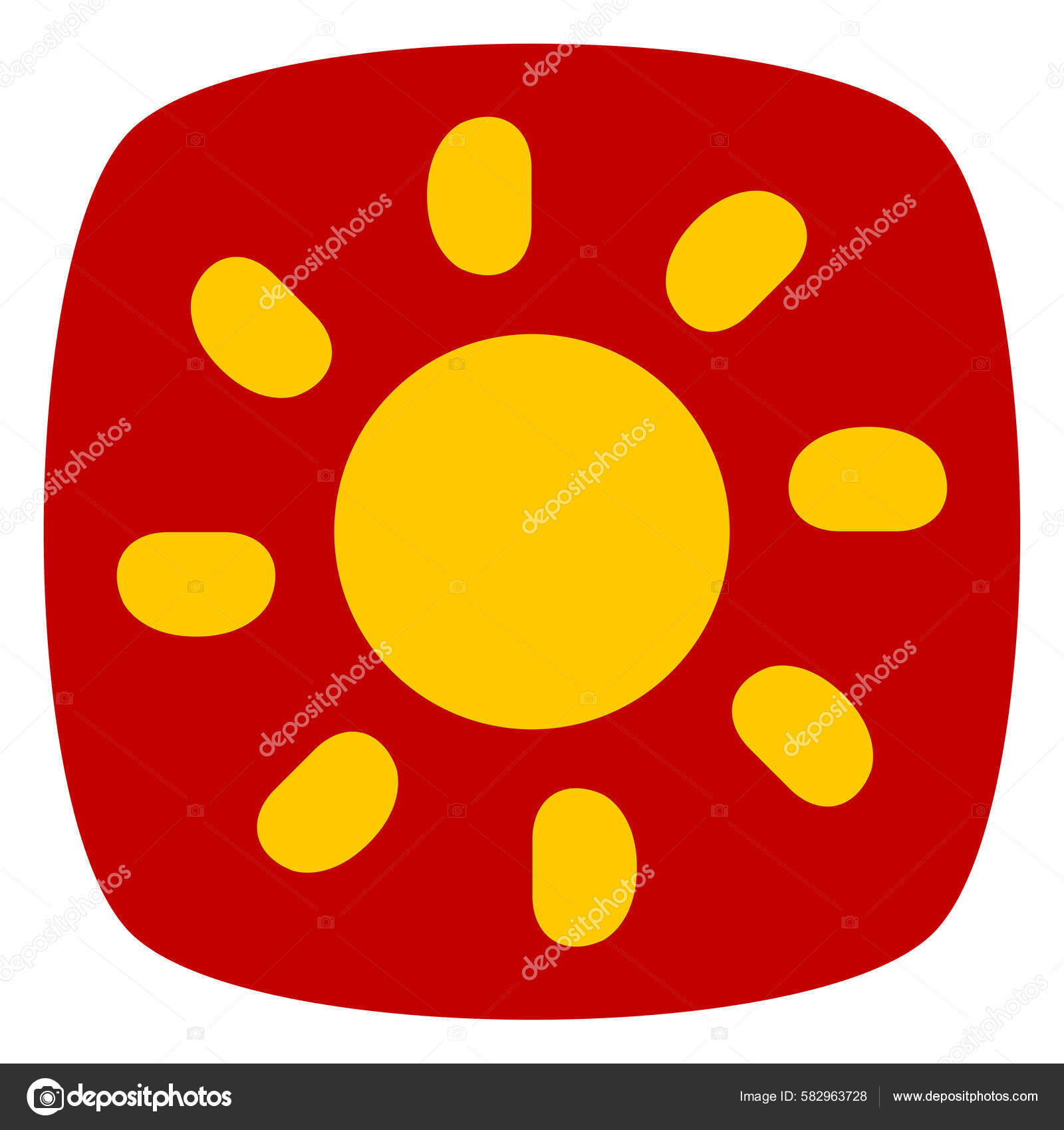 Sun summer clip art icon symbol vector de stock por vectorguy 582963728