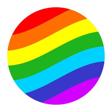 Gökkuşağı grafik ögesi, şekil vektör illüstrasyonu