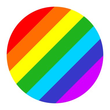 Gökkuşağı grafik ögesi, şekil vektör illüstrasyonu