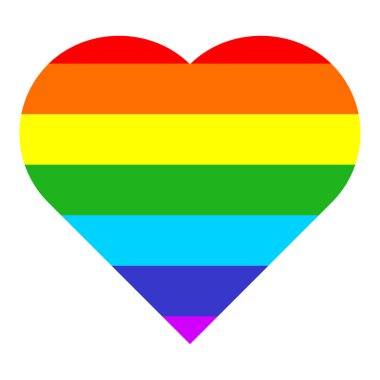 Gökkuşağı grafik ögesi, şekil vektör illüstrasyonu