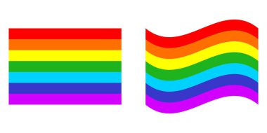 Gökkuşağı grafik elementi, şekil vektör çizimi. Stock vektör illüstrasyonu, klip- art grafikleri