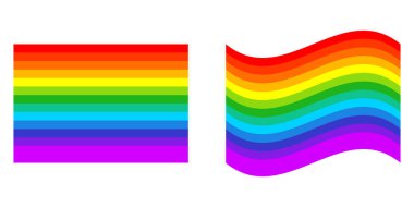 Gökkuşağı grafik elementi, şekil vektör çizimi. Stock vektör illüstrasyonu, klip- art grafikleri