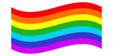 Gökkuşağı grafik elementi, şekil vektör çizimi. Stock vektör illüstrasyonu, klip- art grafikleri