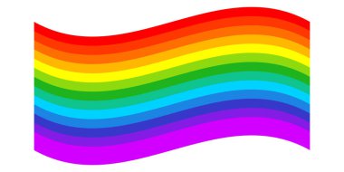 Gökkuşağı grafik elementi, şekil vektör çizimi. Stock vektör illüstrasyonu, klip- art grafikleri