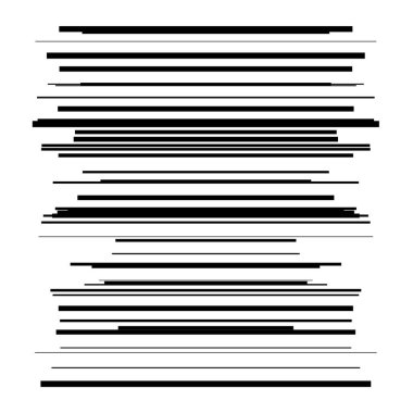 Rastgele çizgiler, çizgiler, çizgiler. Şeritler, farklı yoğunlukta şeritler. Temel soyut geometrik vektör çizimi