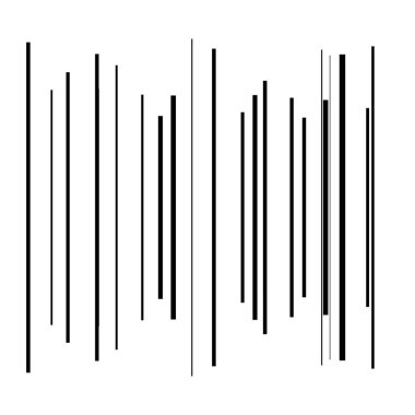 Rastgele çizgiler, çizgiler, çizgiler. Şeritler, farklı yoğunlukta şeritler. Temel soyut geometrik vektör çizimi