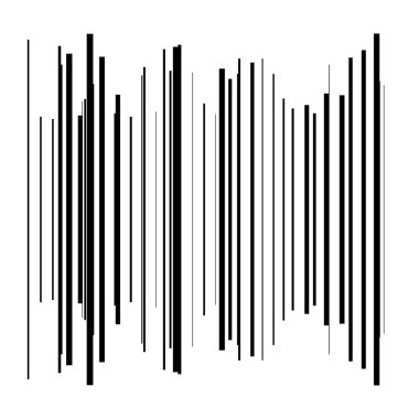 Rastgele çizgiler, çizgiler, çizgiler. Şeritler, farklı yoğunlukta şeritler. Temel soyut geometrik vektör çizimi