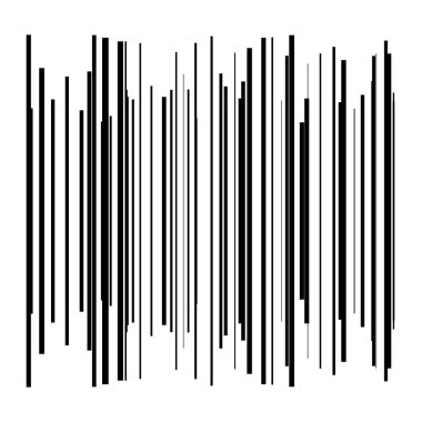 Rastgele çizgiler, çizgiler, çizgiler. Şeritler, farklı yoğunlukta şeritler. Temel soyut geometrik vektör çizimi