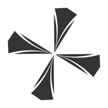 Basit motif, mandala şekli. Dairesel, yuvarlak daire simgesi, sembol