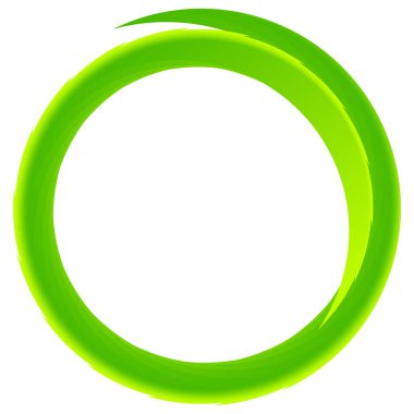 Parçalı spiral, kıvrımlı parlak ve parlak daire, dairesel şekil element vektör çizimi