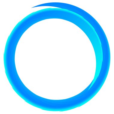 Parçalı spiral, kıvrımlı parlak ve parlak daire, dairesel şekil element vektör çizimi