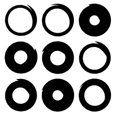 Parçalı spiral, kıvrımlı parlak ve parlak daire, dairesel şekil element vektör çizimi