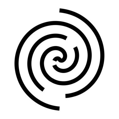 Radyal ışınlar, ışınlar sarmal, girdap, girdap ve girdap şeklinde element