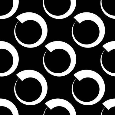 Düzensiz, geometrik daireler pürüzsüz tekrarlanabilir desen, arkaplan