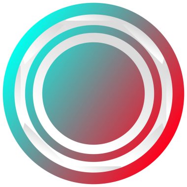 Modern geometrik daire, eşmerkezli daire, halka elementi