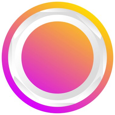 Modern geometrik daire, eşmerkezli daire, halka elementi