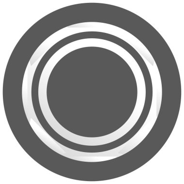 Modern geometrik daire, eşmerkezli daire, halka elementi