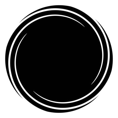 Sarmal, girdap, sarmal element. Kasırga şekil vektör çizimi