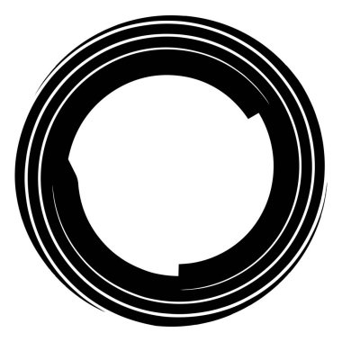 Sarmal, girdap, sarmal element. Kasırga şekil vektör çizimi