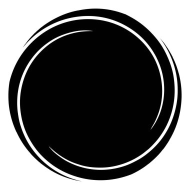 Sarmal, girdap, sarmal element. Kasırga şekil vektör çizimi