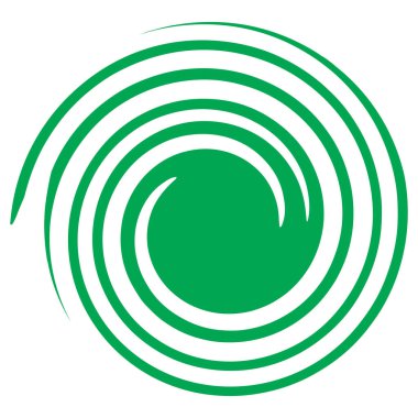 Sarmal, girdap, sarmal element. Twister şekil vektör illüstrasyonu