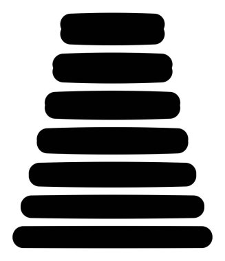 Basit soyut bozulma, deforme olmuş geometrik şekiller