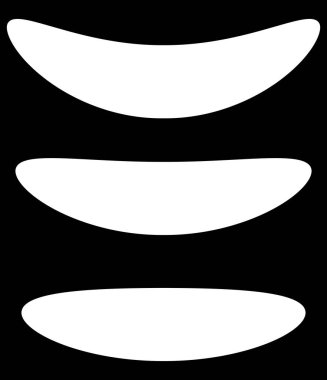 Basit soyut bozulma, deforme olmuş geometrik şekiller