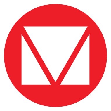 Mektup, zarf simgesi. E- posta, posta sembolü ögesi