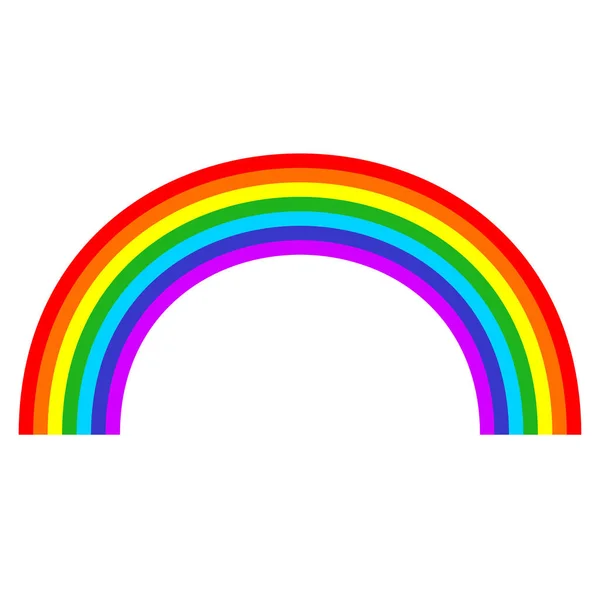 Rainbow Graphic Element Shape Vector Illustration — Image vectorielle