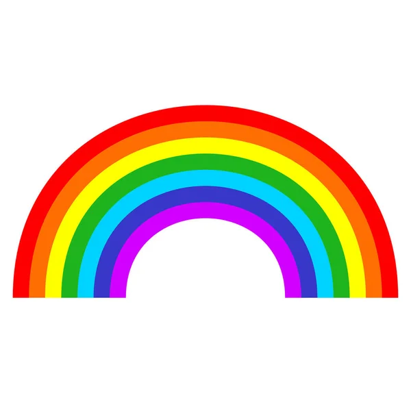 Rainbow Graphic Element Shape Vector Illustration — Image vectorielle