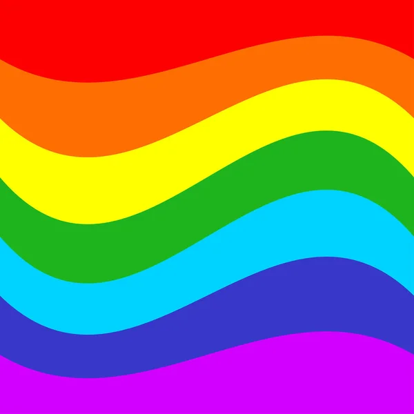 Rainbow Graphic Element Shape Vector Illustration — ストックベクタ